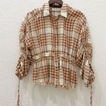 Free People Pacific Dawn Plaid Shirt Photo 3