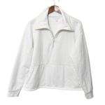 Beyond Yoga  Trek Half Zip Pullover White Fleece Women’s Size Medium Photo 4