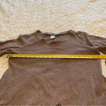 Source Unknown Women’s 3/4 Sleeve Sweater Dress with Neck Cowl Size Large Brown Photo 4