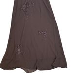 Sue Wong Nocturne Brown Maxi Dress‎ Formal Evening Embroidered Applique Sz 6 Photo 13