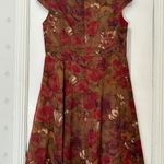 Dark Floral Traditional Qipao / Cheongsam w. Flare Skirt Multi Size M Photo 3