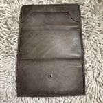 Frye 100% Leather Trifold Snap Closure Melissa Wallet in Carbon Photo 3