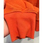 Z Supply Breanna Terry Sweatshirt Crop Orange Drop Shoulder Athleisure XL Photo 3