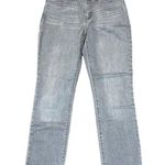 Lee  Womens Denim Blue Jeans Pants Total Freedom Fit Straight Leg Gray 6 Short Photo 0