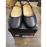 Marc Fisher  Women's Espina Mary Jane Ballet Flat Leather‎ Black Size US 7.5 Photo 4