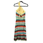 Saylor  Freida Crochet Halter‎ Midi Dress Sz Medium Photo 5