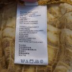 Urban Outfitters  Yellow Gold Snake Skin Short Sleeve Button Up Blouse Shirt Top Photo 2