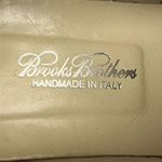 Brooks Brothers Beige Navy Twill and Leather Classic Slip-On Loafers- Size 8 Photo 6