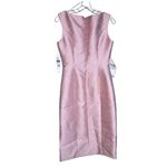 Kay Unger NWT Sawyer Midi Dress in Ballet Slipper (Pink) Size 6 Pink Photo 3
