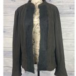 The Limited  Collection Women Faux Leather Jacket Womens XL Brown Lace Lined Photo 1