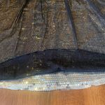 New Directions NWT Blouse 1X Black and Gold Sequin Sleeveless Tank NYE Party Photo 5