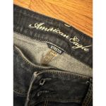 American Eagle  Jeans Womens 14 Blue Artist Crop Stretch Dark Wash Denim Mid Rise Photo 4