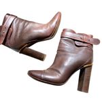 Chloé Chloe Chocolate  Italian Leather Heeled Boots size 7.5 us Photo 0