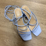 Unisa blue strappy heels Photo 0