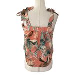 Ana A New Approach Orange Tie Shoulder Top Women's Size Small | 43-54 Photo 1