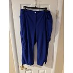 Chico's Zenergy Pants Size 3 Crop Cargo Active Stretch Travel Lot Of 2 Beige Blue Photo 3