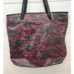 Betseyville Sequin Tote Bag Pink Gray Floral Lightning Bolt Purse Handbag Photo 3