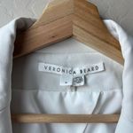 Veronica Beard Scuba Iconic Blazer Schoolboy Dickey Blazer Jacket White Size 8 Photo 6
