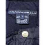 Ralph Lauren Golf Activewear Pants Women's Navy blue Size 4 ankle snaps lined Photo 8