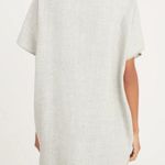 Cuyana  Baby Alpaca Oversized Gray Short Sleeve Sweater Photo 3