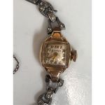 Bulova Antique Working Vintage  10K Gold Filled Art Deco Watch with Diamonds Photo 3