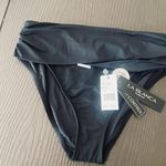 La Blanca Island Goddess Shirred Band Hipster Bottom - Black Photo 3