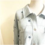 Dance & Marvel  Suede Star Jacket Size Large NWT Blue Collared Western Rodeo Photo 9