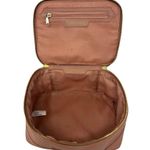 Tartan & Twine Faux Leather Tassel Makeup Travel Bag Pink Photo 3