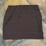 Forever 21  Maroon Crimson Burgundy Cream Plaid A-line Mini Skirt Large Photo 10