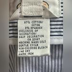 Talbots Navy and White Striped Stretch Top Photo 6