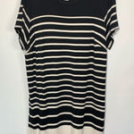Ava & Viv  Women's Striped Short Sleeve Pullover T-Shirt Dress Multicolor Size 1X Photo 0