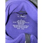LL Bean Jacket Women Large Fleece Full Zip Polartec Wind Pro Outdoor Purple Photo 10