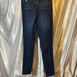Versace Dark Blue Distressed Skinny Jeans Photo 4