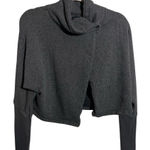 Alo Yoga  cropped sweatshirt wrap style with button vintage 2013 Photo 0