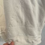 Aerie Quarter Button Beachy oversized Off-White Hoodie Photo 1