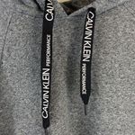 Calvin Klein CK Performance Dark Gray Cropped Logo Hoodie Women’s Size Small Photo 2