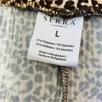 Serra  Leopard Wide Leg Pleated Pants Photo 3