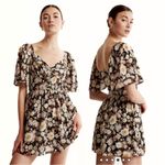 Abercrombie & Fitch Angel Sleeve Smocked Waist Mini Dress Size Small NWT Photo 1