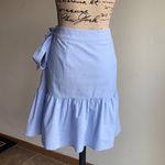 1901  Chambray Ruffle Layered Skirt Photo 8
