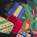 Tiara International  Vintage Crewneck 1980s 1990s Christmas Tree Sweater Small Photo 0