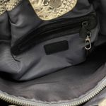 Jessica Simpson Handbag Large Black And White Vegan Croc Embossed Leather Photo 13