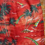 Winnie Fashion hawaii Hawaiian MuuMuu Hawaiian Dress Floral dress Red Size M Photo 2