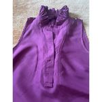 Willi Smith Sold 🛍️ Women’s   100% Silk Ruffle Blouse Career Office Top S Photo 8