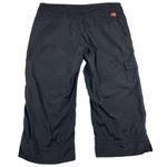 The North Face Nylon Performance Cargo Clam Digger Pants Womens Size 6 Black Outdoor Photo 2