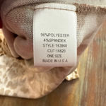 Women's Oddy Leopard Print Short Sleeve Tee One Size Brown Beige Photo 8