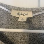 Style & Co Long Sleeve Sweater Top Photo 2