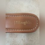 J. McLaughlin Willa cork leather slip on slide sandal, woven lattice design; 7.5 Brown Photo 3