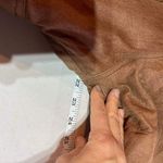 wilson's leather Vintage  Womens Genuine Leather Insulated Aviator Jacket Brown XL Photo 6