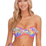 Body Glove NWT  Vogue No Scrubs Colorful Floral Bikini top Photo 0