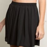 Brandy Melville  Black Skirt Elastic‎ Waist Photo 0